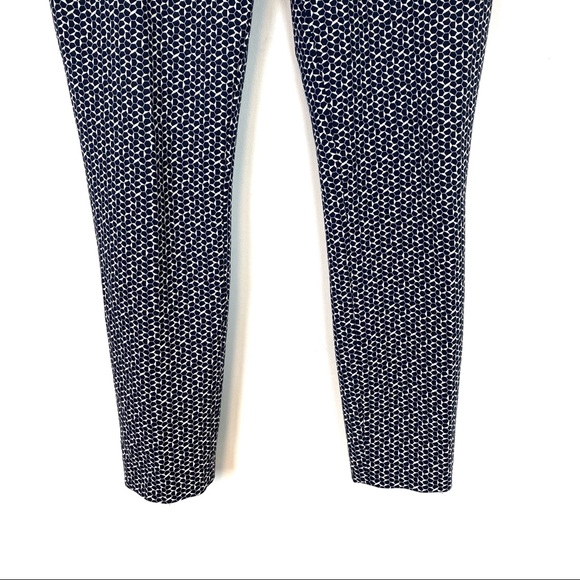 Tory Burch | Patterned Stretch Trouser Pants Size 12 - Picture 3 of 13